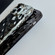 iPhone 13 Electroplating Honeycomb Edged TPU Phone Case - Black