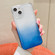 iPhone 13 Gradient Electroplated Button Space Phone Case - Blue
