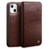 iPhone 13 QIALINO Horizontal Flip Leather Case with Holder & Card Slots & Wallet - Brown iPhone 13 QIALINO Horizontal Flip Leather Case with Holder & Card Slots & Wallet - Brown