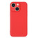 iPhone 13 Silicone Phone Case with Wrist Strap - Red