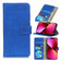 iPhone 13 Crocodile Texture Horizontal Flip Leather Case with Holder & Card Slots & Wallet - Blue