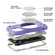 iPhone 13 Shield PC Hybrid Silicone Phone Case - Rero Purple+White