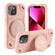 iPhone 13 Shield PC Hybrid Silicone Phone Case - Rose Pink