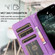 iPhone 13 Retro 2 in 1 Detachable Horizontal Flip Leather Case with Card Slots & Wallet - Purple