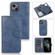 iPhone 13 Retro 2 in 1 Detachable Horizontal Flip Leather Case with Card Slots & Wallet - Dark Blue