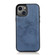 iPhone 13 Retro 2 in 1 Detachable Horizontal Flip Leather Case with Card Slots & Wallet - Dark Blue
