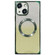 iPhone 13 Square Gradient Magsafe Electroplating TPU Phone Case - Green