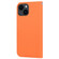 iPhone 13 Cartoon Buckle Horizontal Flip Leather Phone Case - Orange