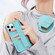 iPhone 13 Skin Elastic Wrist Grip Back Cover Phone Case - Pink