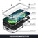 iPhone 13 R-JUST Sliding Camera Shockproof Life Waterproof Dust-proof Metal + Silicone Protective Case with Holder - Silver