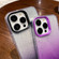 iPhone 13 Double Sided IMD Gradient Glitter PC Phone Case - Purple