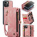 iPhone 13 CaseMe-008 Detachable Multifunctional Horizontal Flip Leather Case - Pink iPhone 13 CaseMe-008 Detachable Multifunctional Horizontal Flip Leather Case - Pink