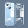 iPhone 13 Dustproof Glass Lens Protection Electroplating Phone Case - Blue