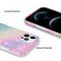iPhone 13 Gradient Color Shell Texture IMD TPU Shockproof Case - Gradient Green Blue