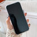 iPhone 13 Marble Pattern Glittery Powder Shockproof TPU + Acrylic Protective Case with Detachable Buttons - Dark Blue