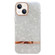 iPhone 13 Electroplating Shell Texture TPU Phone Case - White