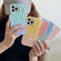 iPhone 13 Wrinkle Gradient Oily Feel TPU Phone Case - Pink Green iPhone 13 Wrinkle Gradient Oily Feel TPU Phone Case - Pink Green