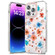 iPhone 13 MagSafe Magnetic TPU Phone Case - White Blue Flower
