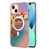 iPhone 13 Marble Pattern Dual-side IMD Magsafe TPU Phone Case - Dream Butterfly