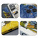 iPhone 13 Precise Hole Oil Painting Pattern PC Phone Case - Train