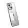 iPhone 13 SULADA Electroplated Transparent Glittery TPU Phone Case - Silver