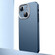 iPhone 13 Frosted Metal Material Phone Case with Lens Protection - Dark Blue