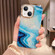 iPhone 13 Colorful Crystal Ripple TPU Phone Case - Blue