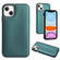 iPhone 13 Leather Texture Full Coverage Phone Case - Green