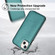iPhone 13 Leather Texture Full Coverage Phone Case - Green