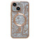 iPhone 13 Electroplated Circuit Board Pattern MagSafe Phone Case - Gold