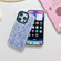 iPhone 13 Noctilucent Light Drip Glue Shockproof Phone Case - Pink