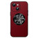 iPhone 13 SULADA Microfiber Leather MagSafe Magnetic Phone Case - Red iPhone 13 SULADA Microfiber Leather MagSafe Magnetic Phone Case - Red