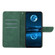 iPhone 13 Stitching Embossed Leather Phone Case - Green