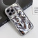 iPhone 13 Electroplating Meteorite Texture TPU Phone Case - Silver
