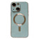 iPhone 13 Magsafe Plating TPU Phone Case with Lens Film - Light Green