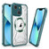 iPhone 13 CD Texture Magsafe Phone Case - Dark Green
