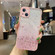 iPhone 13 Starry Gradient Glitter Powder TPU Phone Case - Pink