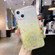 iPhone 13 Starry Gradient Glitter Powder TPU Phone Case - Yellow