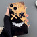 iPhone 13 Painted Pattern Precise Hole PC Phone Case - Black Yellow Smiling