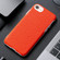 iPhone SE 2022 / SE 2020 / 8 / 7 Business Cross Texture PC Protective Case - Orange Red