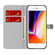 iPhone SE 2022 / SE 2020 / 8 / 7 Cloud Fog Pattern Horizontal Flip Leather Case with Holder & Card Slot & Wallet - Black