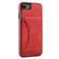 iPhone SE 2022 / SE 2020 / 8 / 7 Ultra-thin Shockproof Protective Case with Holder - Red