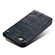 iPhone SE 2022 / SE 2020 / 8 / 7 Baroque Simple Horizontal Flip Leather Case with Holder & Card Slots & Wallet - Blue