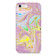 iPhone SE 2022 / SE 2020 / 8 / 7 Laser Glitter Watercolor Pattern Shockproof Protective Case - FD5