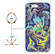 iPhone SE 2022 / SE 2020 / 8 / 7 Laser Glitter Watercolor Pattern Shockproof Protective Case with Ring Holder - FD4