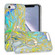 iPhone SE 2022 / SE 2020 / 8 / 7 Laser Glitter Watercolor Pattern Shockproof Protective Case with Ring Holder - FD2