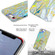 iPhone SE 2022 / SE 2020 / 8 / 7 Laser Glitter Watercolor Pattern Shockproof Protective Case with Ring Holder - FD2