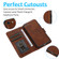 iPhone SE 2022 / SE 2020 / 8 / 7 Calf Texture 2 in 1 Detachable Magnetic Back Cover Horizontal Flip Leather Case with Holder & Card Slots & Wallet & Photo Frame - Brown iPhone SE 2022 / SE 2020 / 8 / 7 Calf Texture 2 in 1 Detachable Magnetic Back Cover Horizontal Flip Leather Case with Holder & Card Slots & Wallet & Photo Frame - Brown