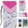 iPhone SE 2022 / SE 2020 / 8 / 7 Painted Pattern Horizontal Flip Leather Case with Holder & Card Slots & Photo Frame - Smoke Marble