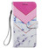 iPhone SE 2022 / SE 2020 / 8 / 7 Painted Pattern Horizontal Flip Leather Case with Holder & Card Slots & Photo Frame - Smoke Marble